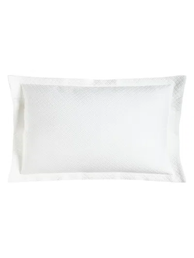 Kassatex Diamante Cotton King Sham In White