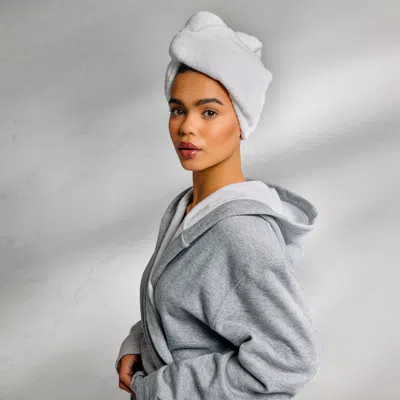 Kassatex Dormify Coolidge Hair Towel Wrap In Gray
