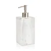 Kassatex Ducale Lotion Dispenser In White/black