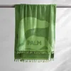 Kassatex Elements Beach Towels In Green
