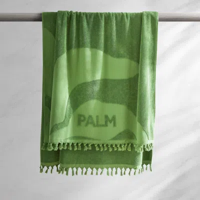 Kassatex Elements Beach Towels In Green