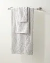 Kassatex Esme Hand Towel In Platinum