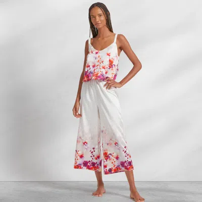 Kassatex Floral Ombre Pant In White