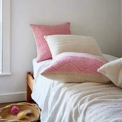 Kassatex Intiearth Sacred Valley Diamante Pillow In Pink