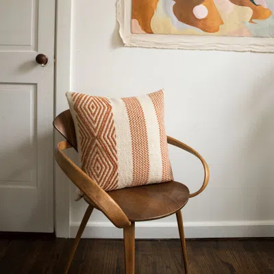 Kassatex Intiearth Sacred Valley Pillow In Brown