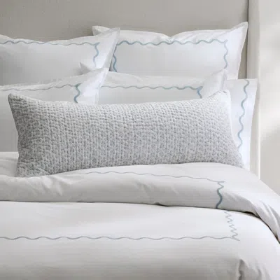 Kassatex Iris Block Lumbar Pillow Cover In Neutral