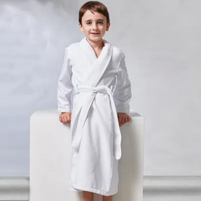 Kassatex Kids Spa Robe In White