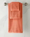 Kassatex Kyoto Face Cloth In Coral