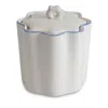 Kassatex Le Marais Cotton Jar In White