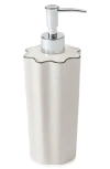 Kassatex Le Marais Porcelain Lotion Dispenser In White/ Black