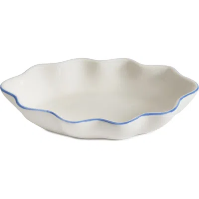 Kassatex Le Marais Porcelain Soap Dish In White/cornflower Blue