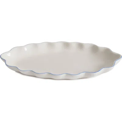 Kassatex Le Marais Porcelain Tray In White