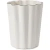 Kassatex Le Marais Waste Basket In White/black