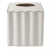Kassatex Le Marais Porcelain Tissue Box Holder In White/black