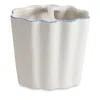 Kassatex Le Marais Toothbrush Holder In White/ Blue