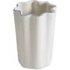 Kassatex Le Marais Tumbler In White/ Cornflower Blue