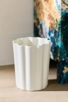 Kassatex Le Marais Waste Basket In White