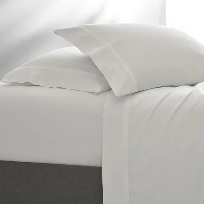 Kassatex Letto Sateen Sheet Set In White