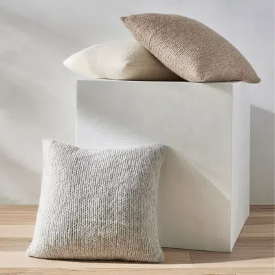 Kassatex Lima Alpaca Throw Pillows In Brown