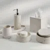 Kassatex Limestone Bath Accessories In Neutral