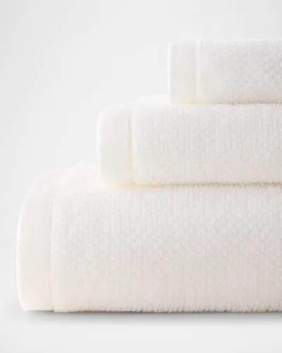 Kassatex Lisboa Washcloth In White