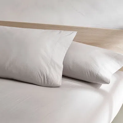 Kassatex Lorimer Washed Percale Pillowcase Set Of 2 In Neutral