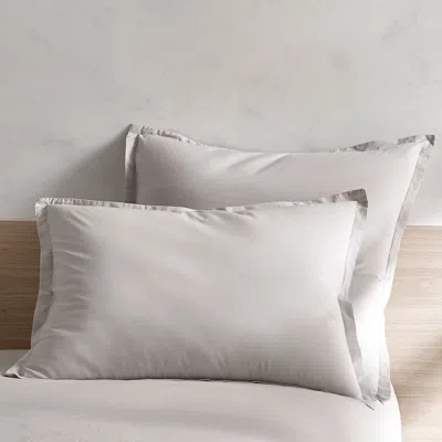 Kassatex Lorimer Washed Percale Sham Set Of 2 In Neutral