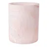 Kassatex Luna Waste Basket In Pale Pink