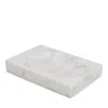 Kassatex Marmol Soap Dish In White Marble
