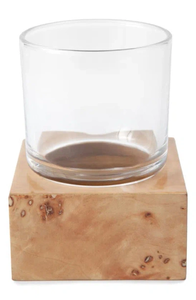 Kassatex Mesa Burl Wood Tumbler In Burled Wood