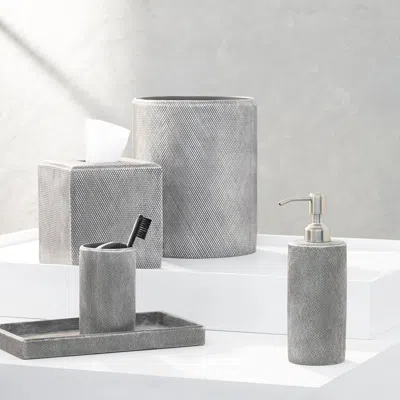 Kassatex Mesh Bath Accessories In Gray