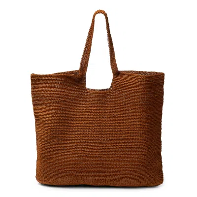 Kassatex Minka Beach Bag In Brown