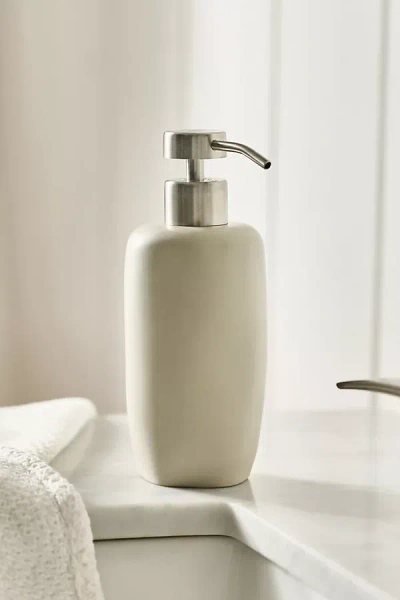 Kassatex Montecito Textured Bath Dispenser In Neutral