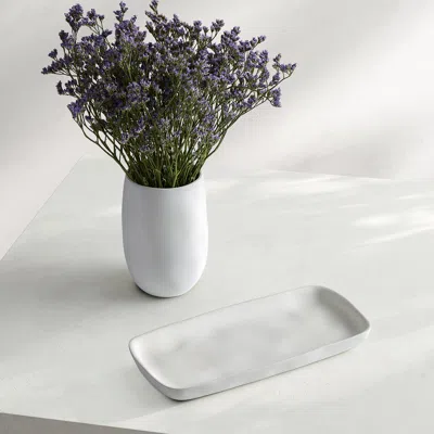 Kassatex Montecito Vase In White