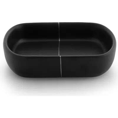 Kassatex Nero Soap Dish In Black