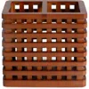 Kassatex Osaka Acacia Wood Toothbrush Holder In Medium Brown