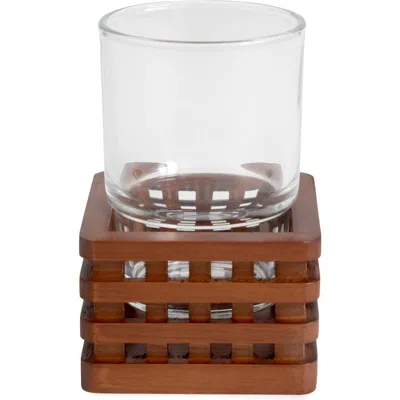 Kassatex Osaka Decorative Tumbler In Medium Brown