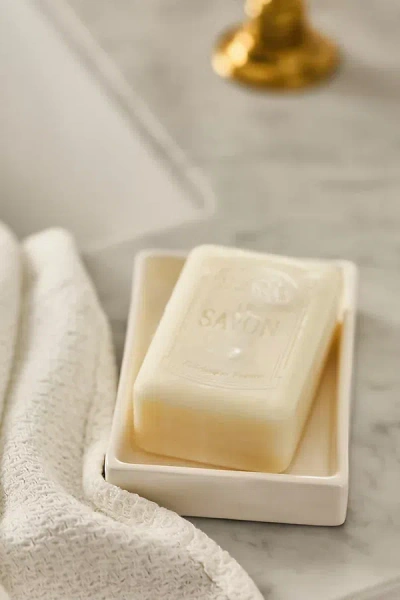 Kassatex Perla Pearl Soap Dish In White
