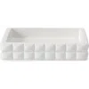 Kassatex Piazza Soap Dish In White