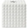 Kassatex Piazza Tissue Holder In White