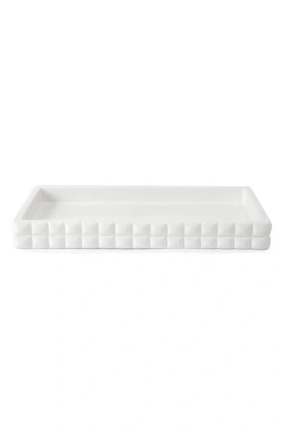 Kassatex Piazza Tray In White