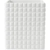 Kassatex Piazza Wastebasket In White