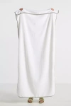 Kassatex Piped Pool Towel In White