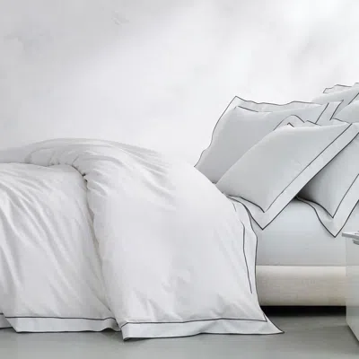 Kassatex Salerno Embroidered Percale Duvet