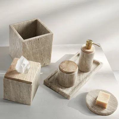 Kassatex San Marino Bath Accessories In Brown