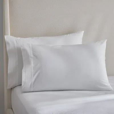 Kassatex Savona Percale Pillowcase Set Of 2 In White