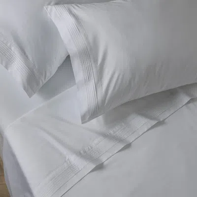 Kassatex Savona Percale Sheet Set In White