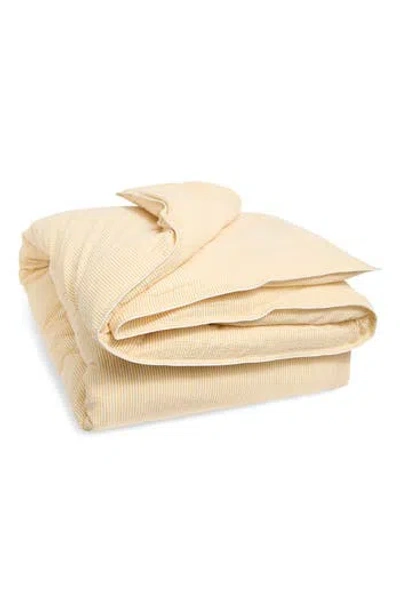 Kassatex Seersucker Duvet Cover In Yellow