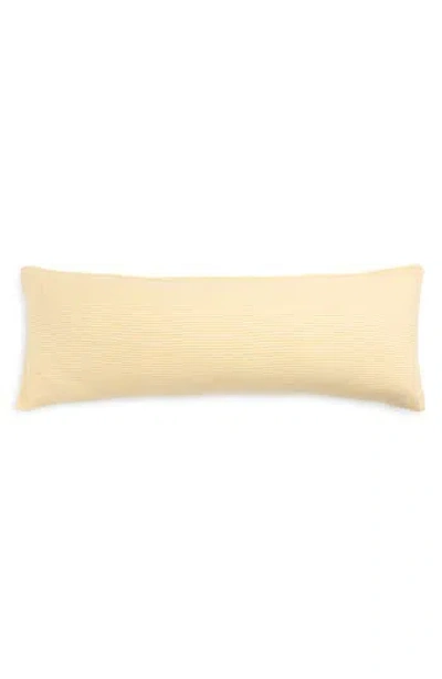 Kassatex Seersucker Lumbar Pillow In Yellow