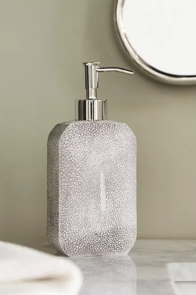 Kassatex Shagreen Bath Dispenser In Grey